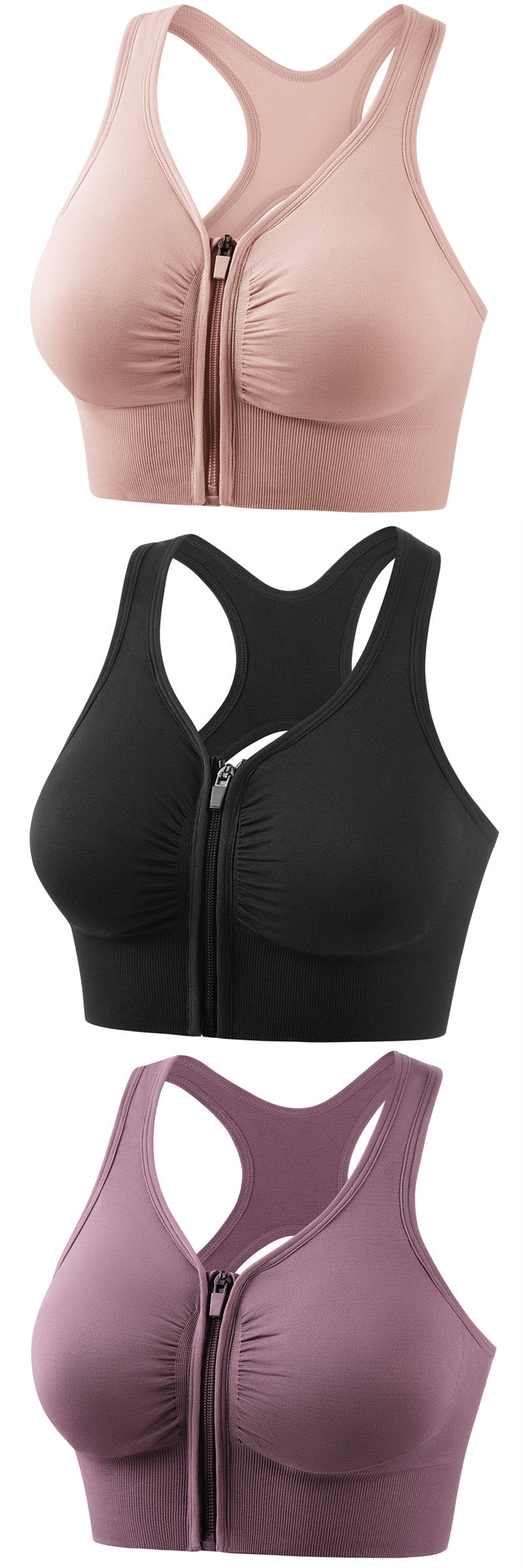 Ultimate Lift Shockproof Bra – Seamless Push-Up Support for Yoga & High-Intensity Training
