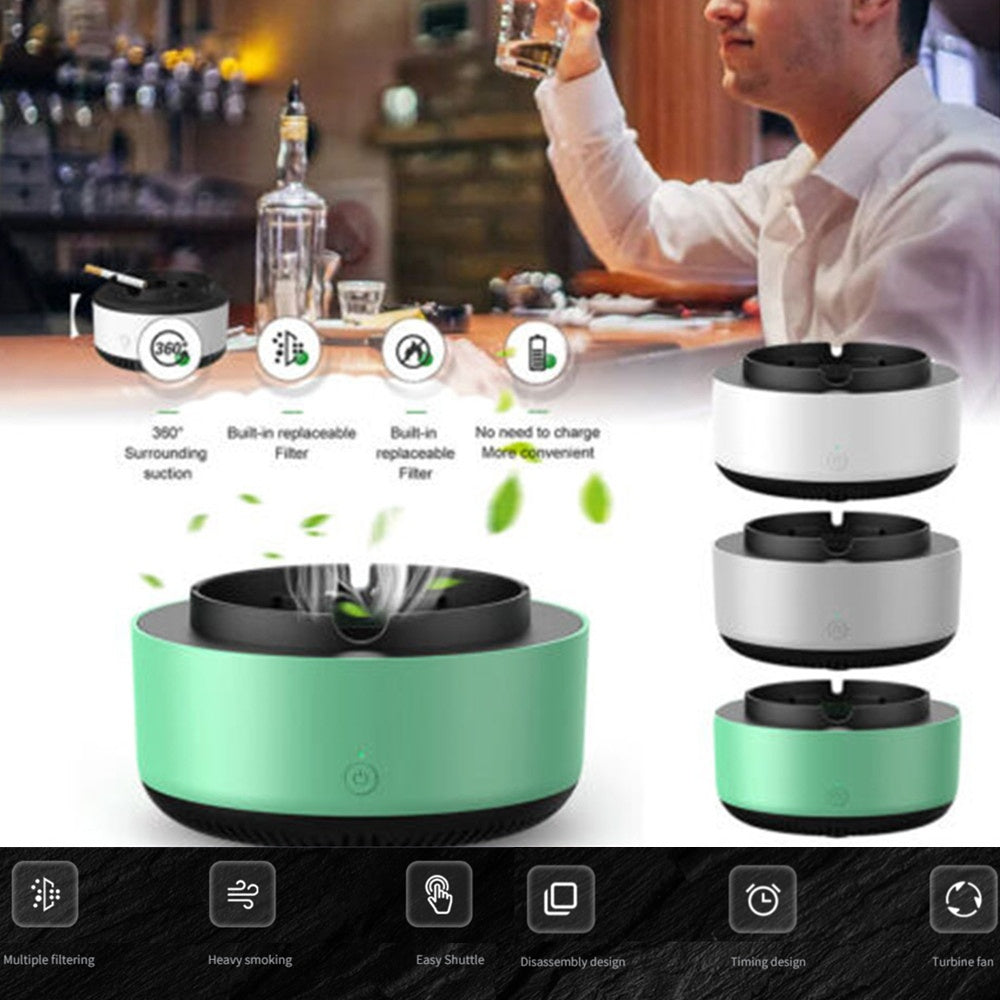 Trend Ritual™ 2-in-1 Ionic Air Purifier & Smokeless Ashtray - Odor Eliminator