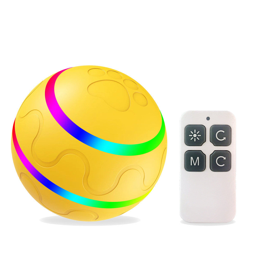 Intelligent Interactive Cat Ball Toy - USB Rechargeable 360° Rotating Robotic Pet Toy