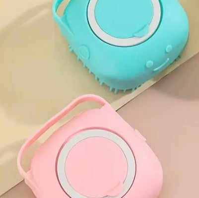 SudsyPaws™ 2-in-1 Silicone Massage & Shampoo-Dispensing Pet Brush