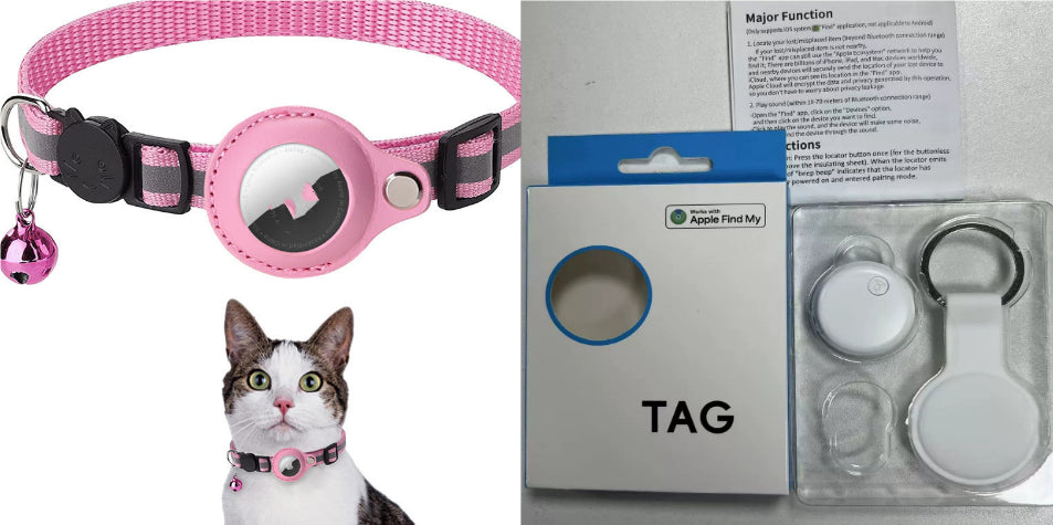 Trend Ritual™ Reflective AirTag Pet Collar - Waterproof GPS Tracking Case