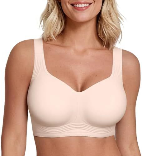 LiftFree™ Full-Coverage Push-Up Bra – Wireless Support & All-Day Comfort