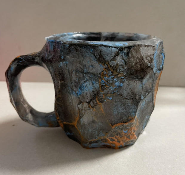 Trend Ritual™ Ethereal Geode Resin Mug - 400ml Handcrafted Mineral Crystal Cup