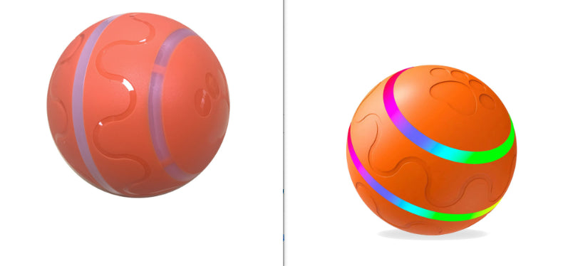 Intelligent Interactive Cat Ball Toy - USB Rechargeable 360° Rotating Robotic Pet Toy