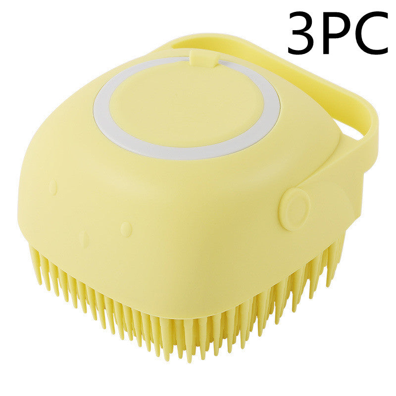 SudsyPaws™ 2-in-1 Silicone Massage & Shampoo-Dispensing Pet Brush