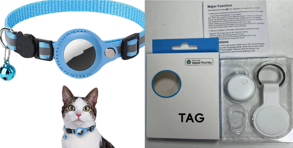 Trend Ritual™ Reflective AirTag Pet Collar - Waterproof GPS Tracking Case