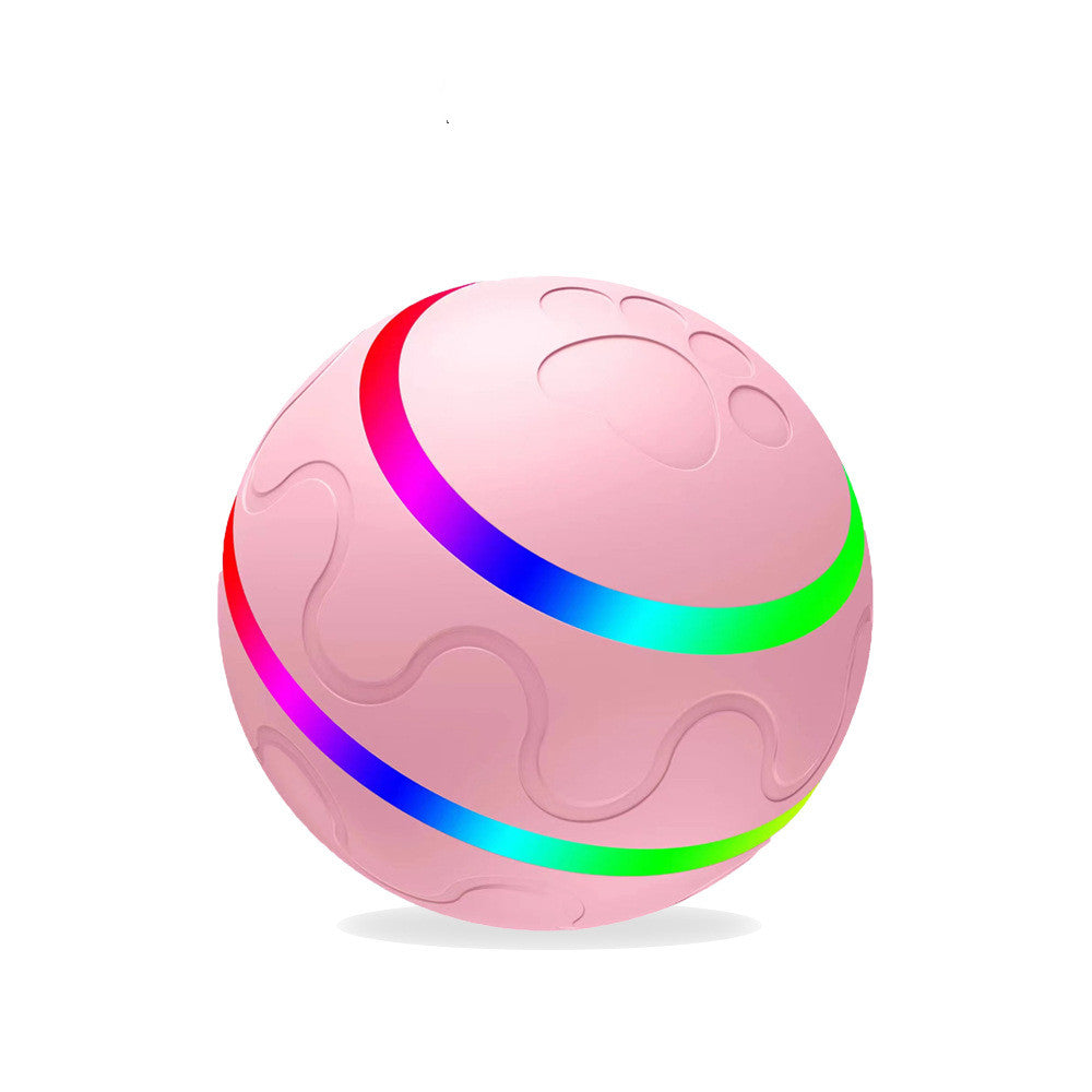 Intelligent Interactive Cat Ball Toy - USB Rechargeable 360° Rotating Robotic Pet Toy