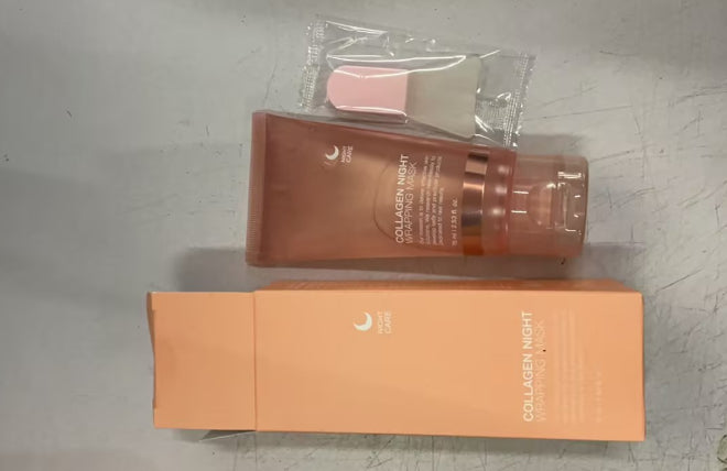 Luminous Collagen Peel-Off Mask - Deep Hydration & Anti-Wrinkle Night Mask with Applicator