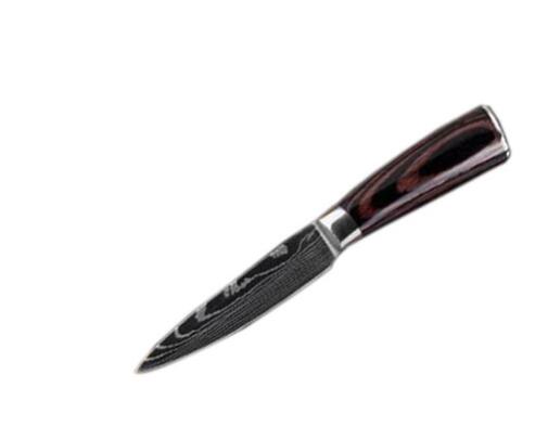 KuroHagane™ Damascus-Style Kitchen Knife Set | Professional 7Cr17 Stainless Steel