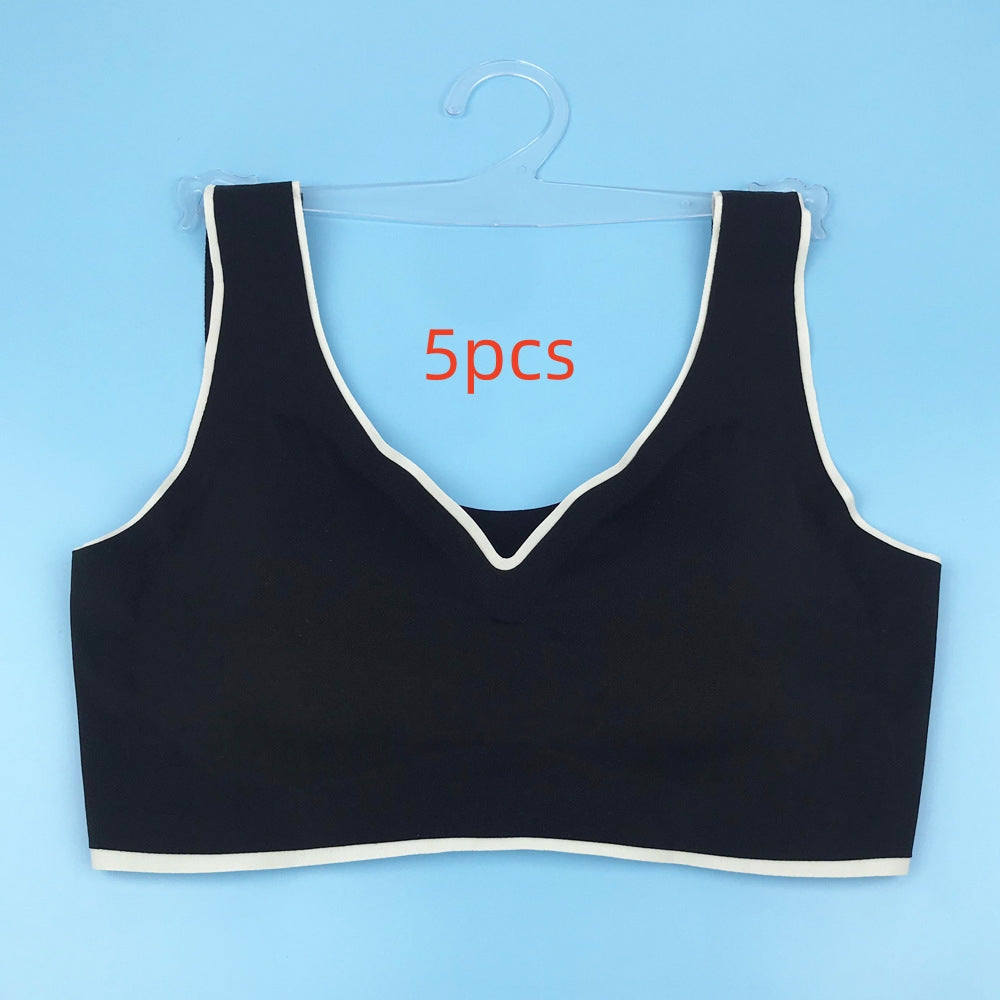 ZenSoft Seamless Beauty-Back Bra (5-Pack) – Ultra-Thin Cooling Ice Silk