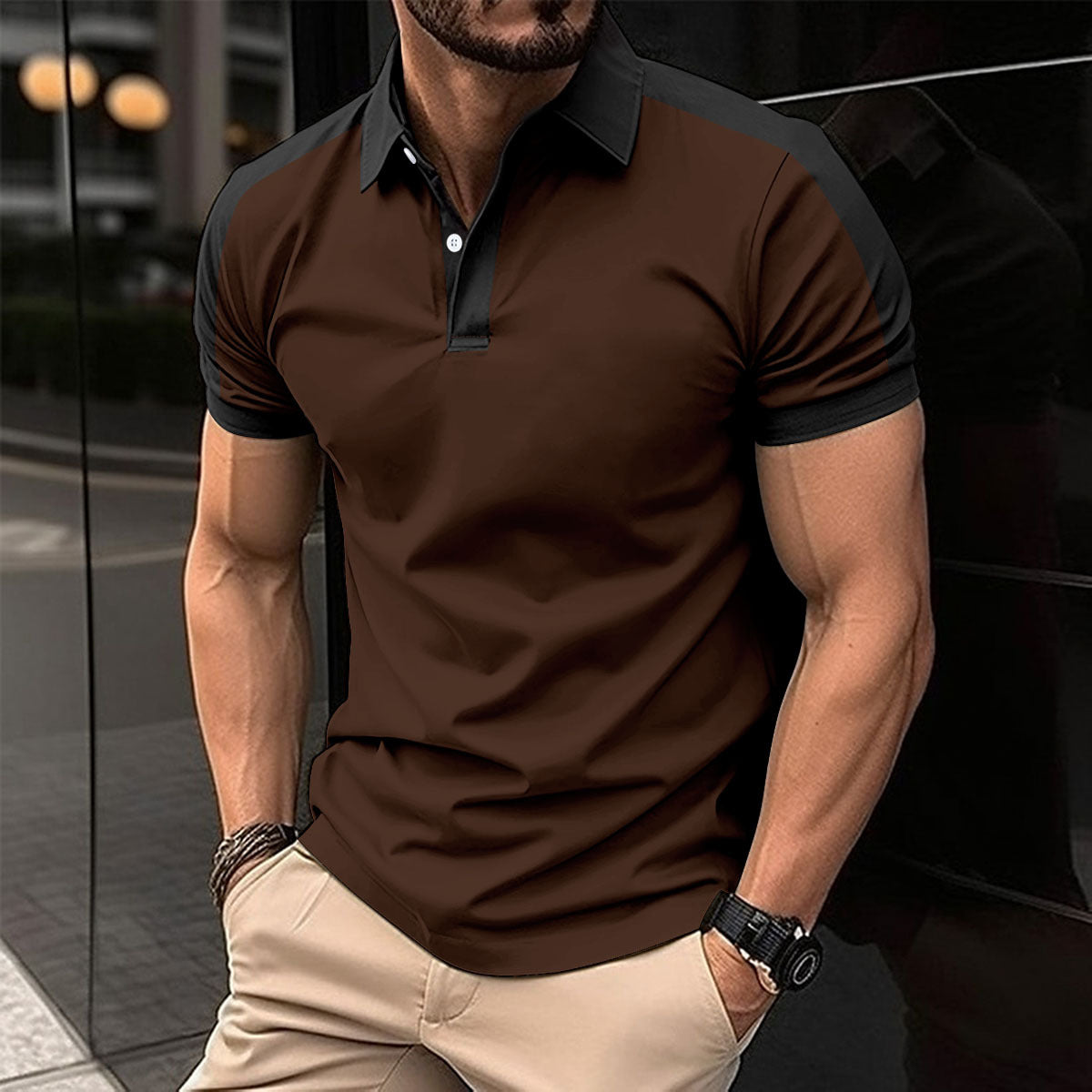 Trend Ritual™ Signature Summer Polo - Premium Cotton-Blend Business Casual Shirt