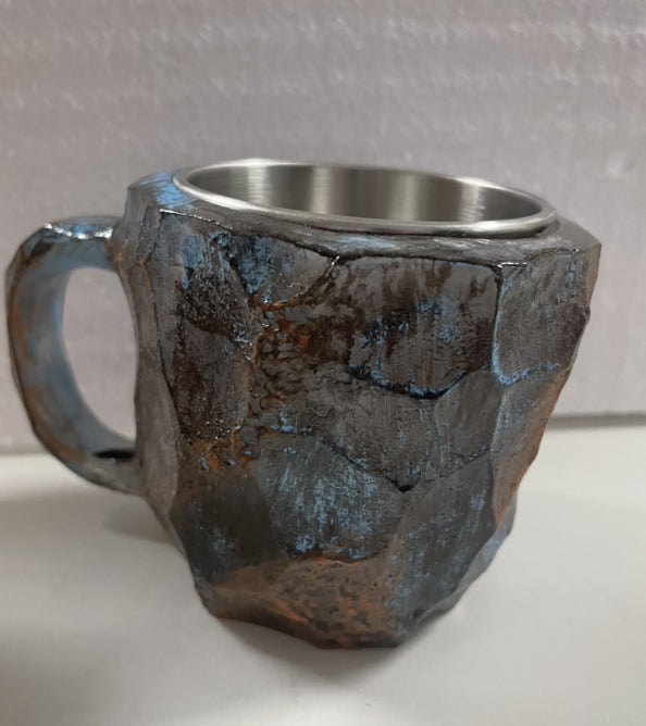 Trend Ritual™ Ethereal Geode Resin Mug - 400ml Handcrafted Mineral Crystal Cup