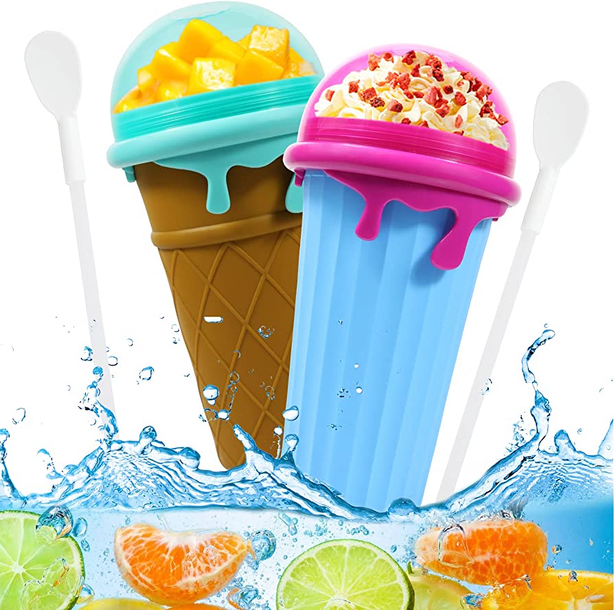Trend Ritual™ Magic Slushy Maker Cup - 500ml Quick-Freeze Smoothie Squeeze Cup