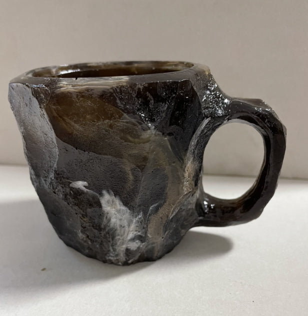 Trend Ritual™ Ethereal Geode Resin Mug - 400ml Handcrafted Mineral Crystal Cup