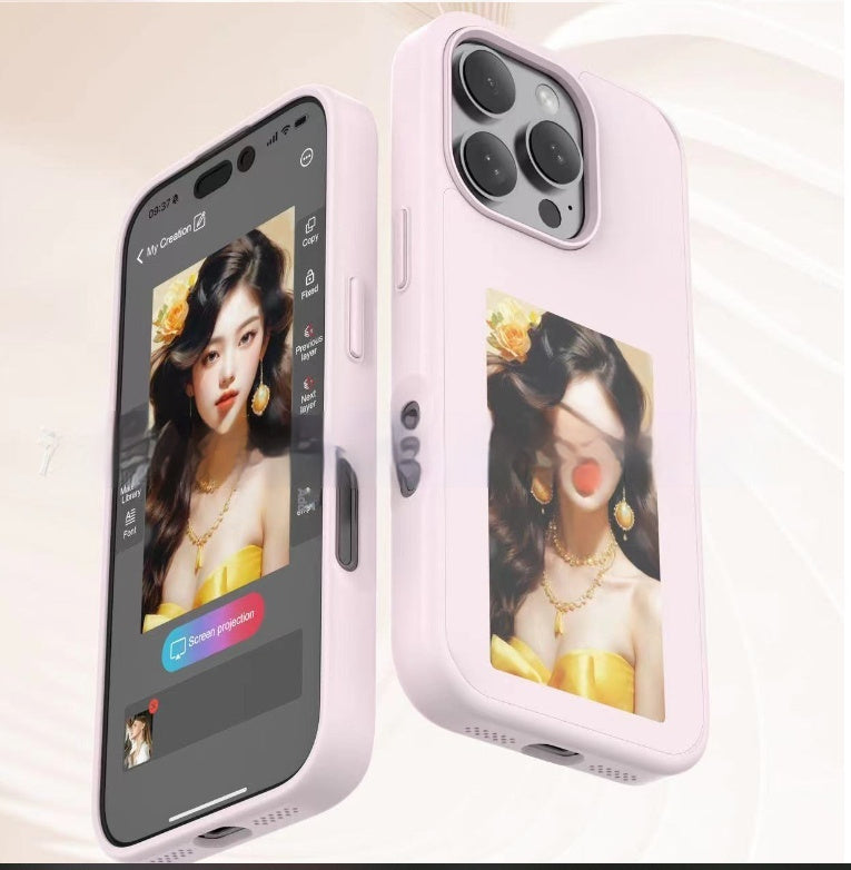 Infinite Display Phone Cover - Battery-Free E-Ink Personalized Screen Case