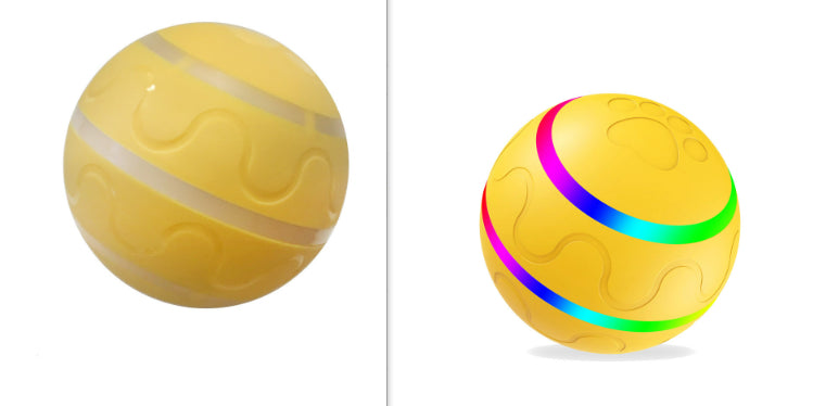 Intelligent Interactive Cat Ball Toy - USB Rechargeable 360° Rotating Robotic Pet Toy