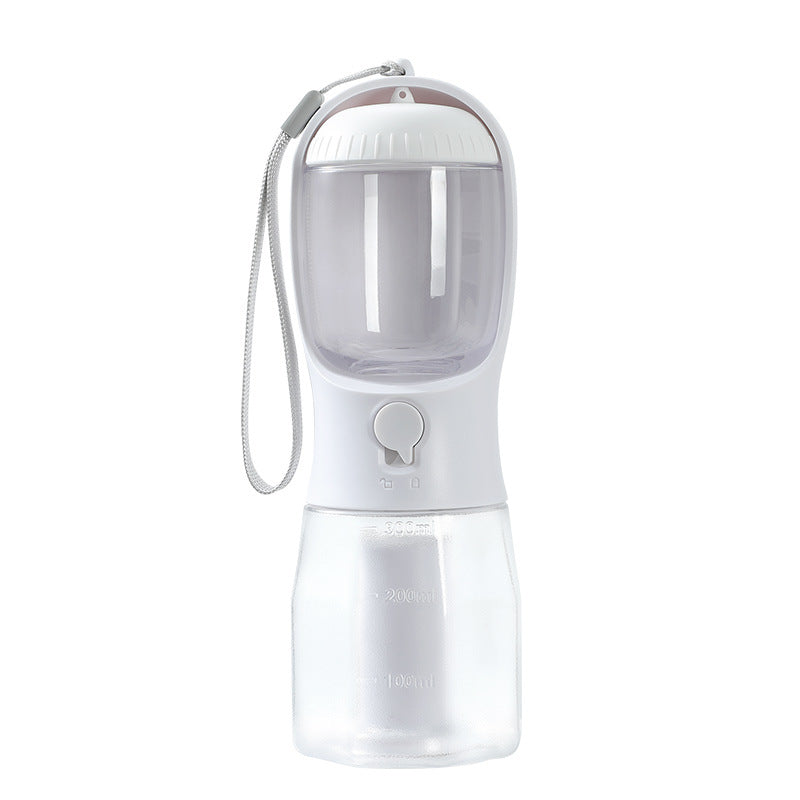 AdventurePup™ 3-in-1 Portable Travel Bottle – Water, Food & Waste Bag Dispenser