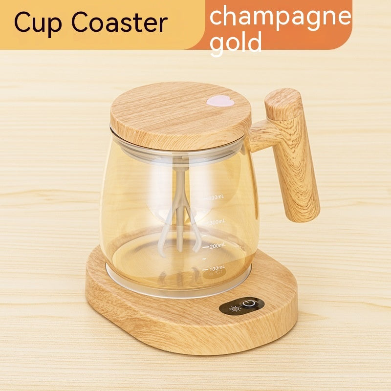 VortexGlass™ 400ml Self-Stirring Mug | High-Speed Electric Mixing Cup