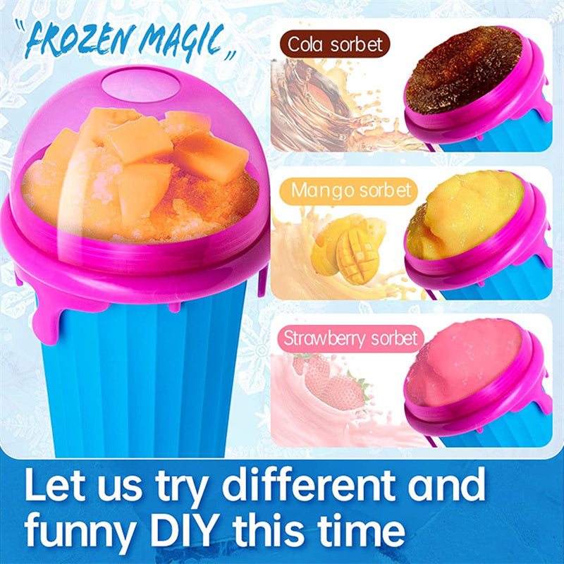 Trend Ritual™ Magic Slushy Maker Cup - 500ml Quick-Freeze Smoothie Squeeze Cup