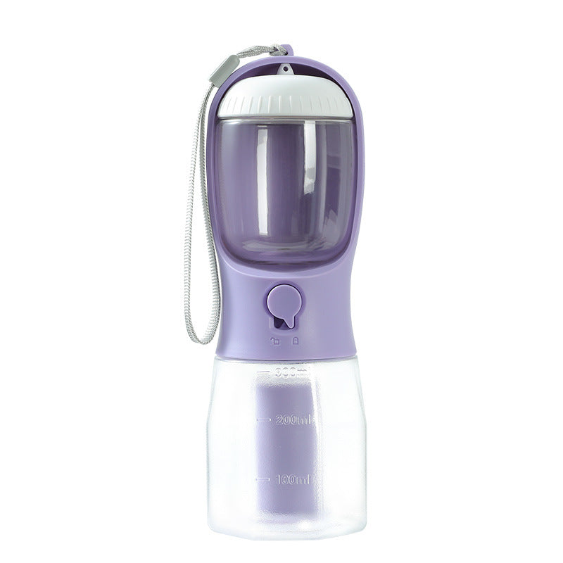 AdventurePup™ 3-in-1 Portable Travel Bottle – Water, Food & Waste Bag Dispenser
