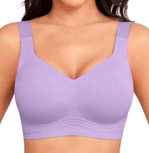 AuraSilk™ Full-Coverage Wireless Bra – Ultra-Comfort Everyday Ice Silk Bralette