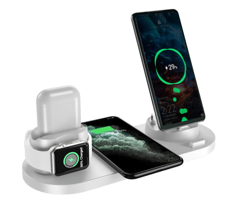 OmniCharge 6-in-1 Wireless Charging Station – Universal Fast Charging Dock