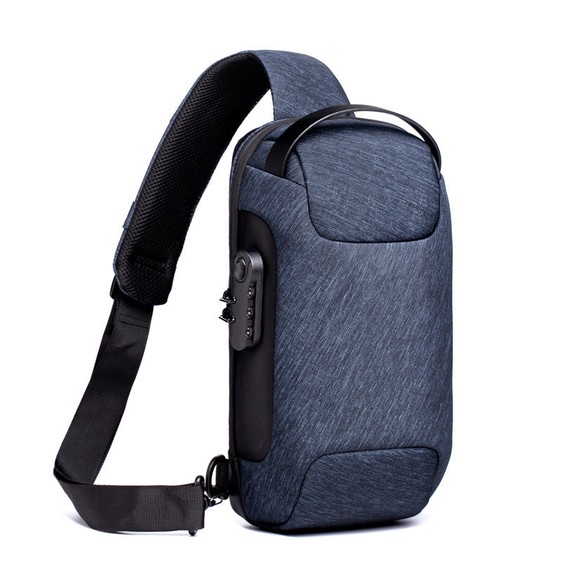 Trend Ritual™ Nomad Anti-Theft Sling Bag - Waterproof Crossbody with USB Charging