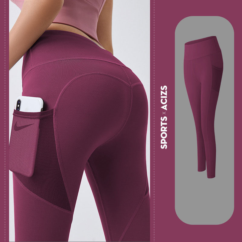 High-Waisted Tummy Control Yoga Pants with Pockets – Trend Ritual Essentials
