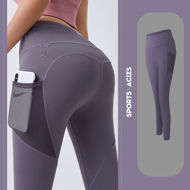 High-Waisted Tummy Control Yoga Pants with Pockets – Trend Ritual Essentials