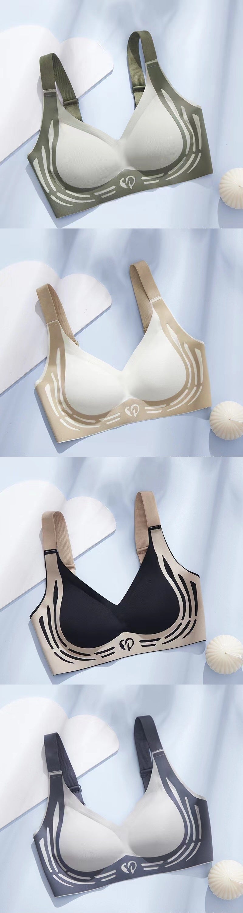 CloudSupport Plus-Size Bra – Customizable Wireless High-Impact Activewear