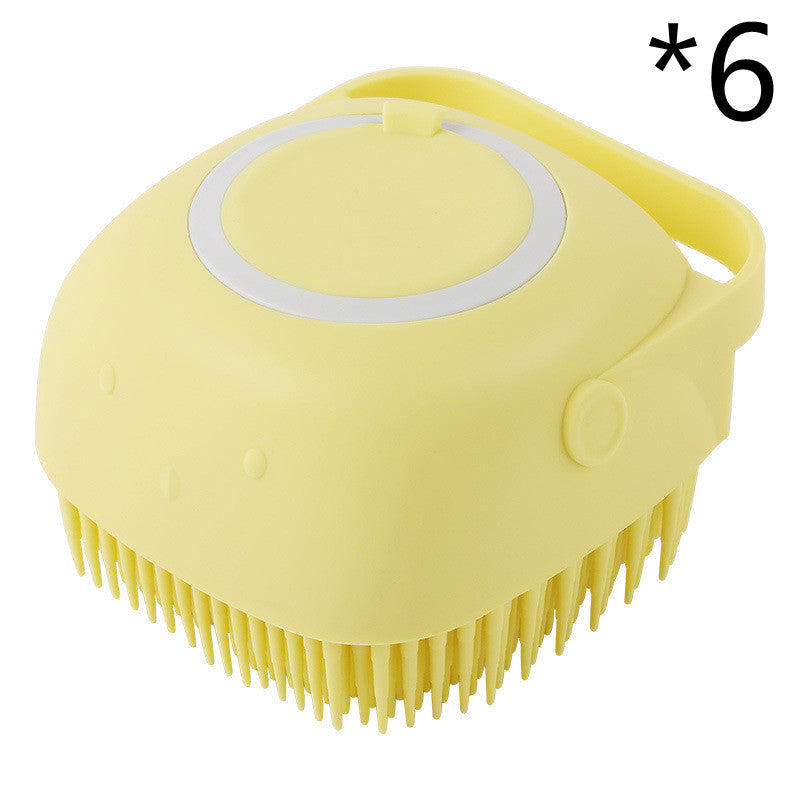 SudsyPaws™ 2-in-1 Silicone Massage & Shampoo-Dispensing Pet Brush