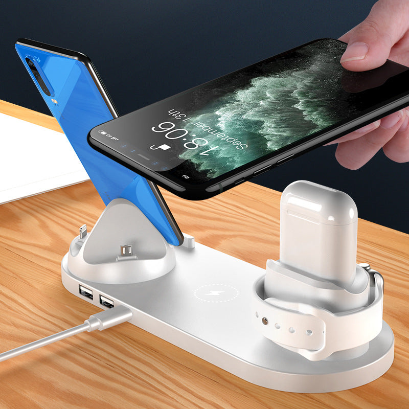 OmniCharge 6-in-1 Wireless Charging Station – Universal Fast Charging Dock