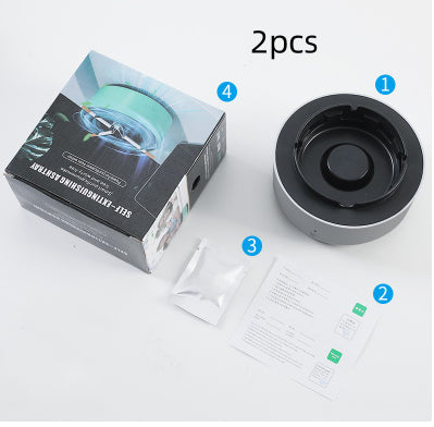 Trend Ritual™ 2-in-1 Ionic Air Purifier & Smokeless Ashtray - Odor Eliminator