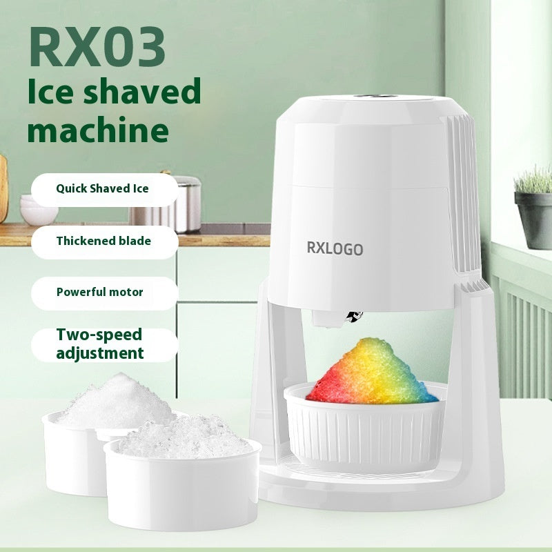 FrostyFlow™ Automatic Electric Ice Shaver – Dual-Speed Snow Cone & Smoothie Maker