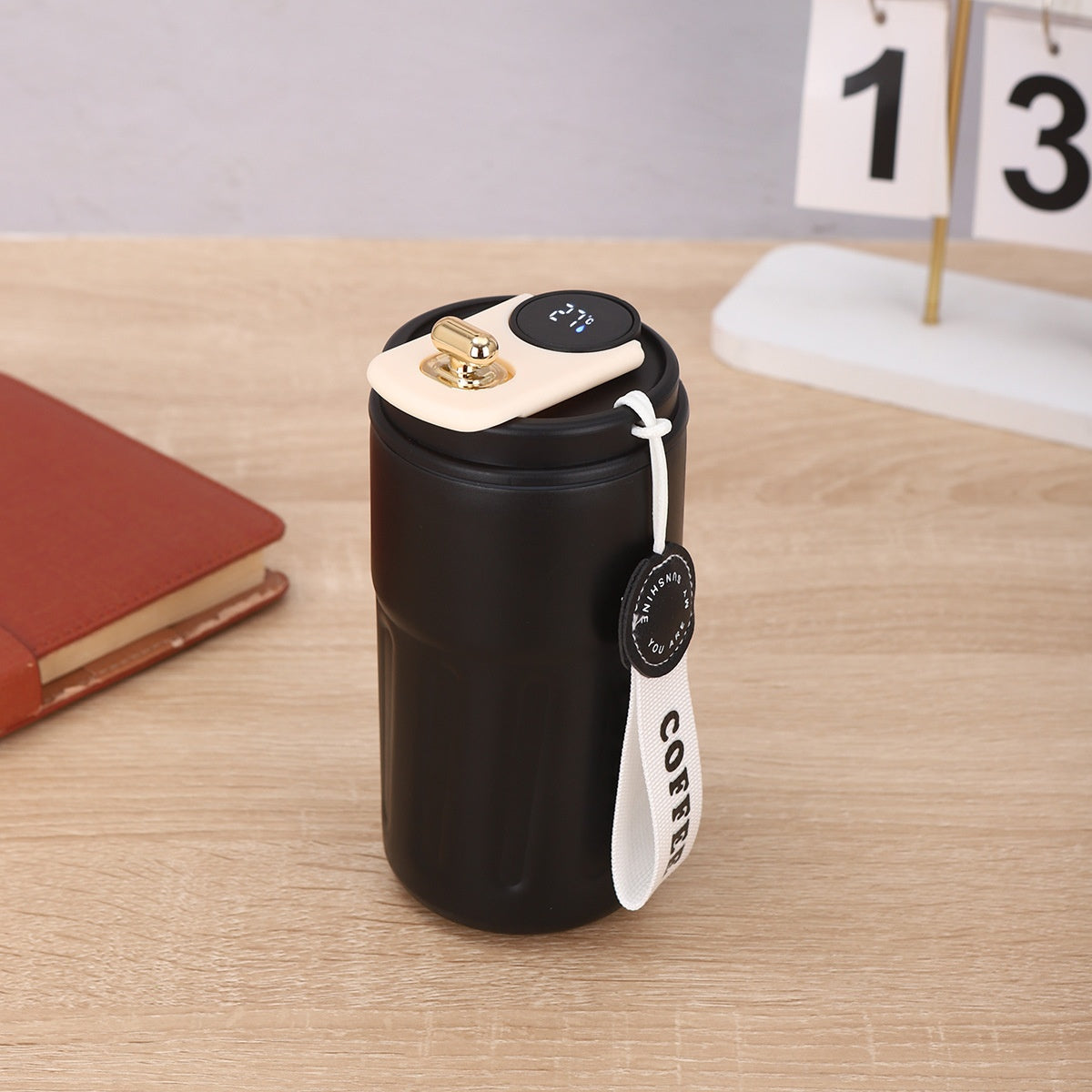 Trend Ritual™ Smart Thermal Bottle - 450ml LED Temperature Display Coffee Mug