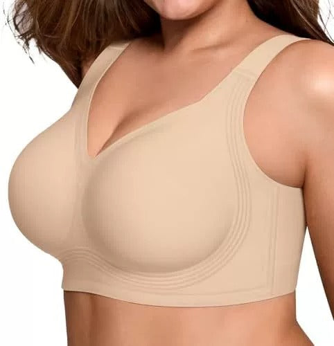 LiftFree™ Full-Coverage Push-Up Bra – Wireless Support & All-Day Comfort