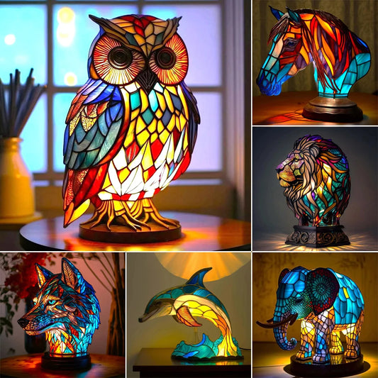 Trend Ritual™ Magical Animal Series Table Lamp - 3D Sculpted Art Light for Home Decor