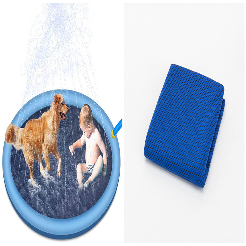 Ultimate Non-Slip Splash Pad – Outdoor Water Play Mat for Kids & Pets