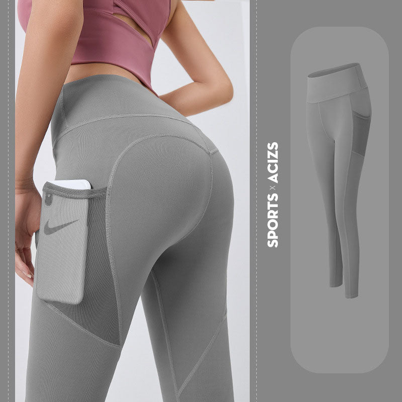 High-Waisted Tummy Control Yoga Pants with Pockets – Trend Ritual Essentials
