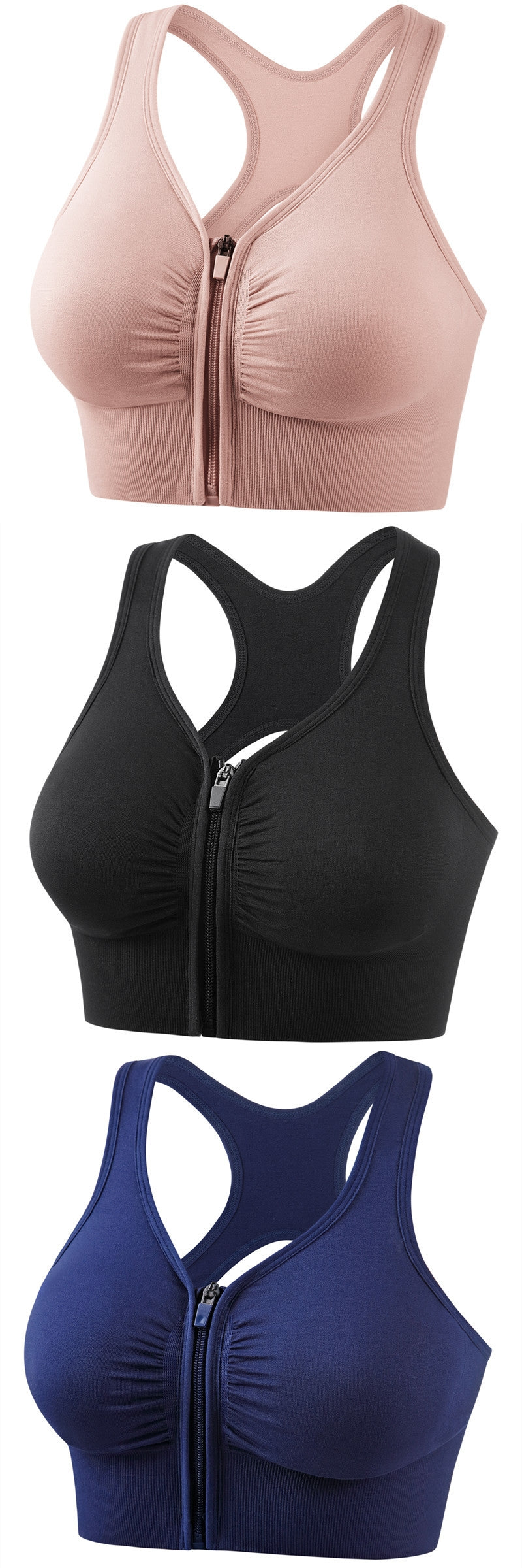 Ultimate Lift Shockproof Bra – Seamless Push-Up Support for Yoga & High-Intensity Training