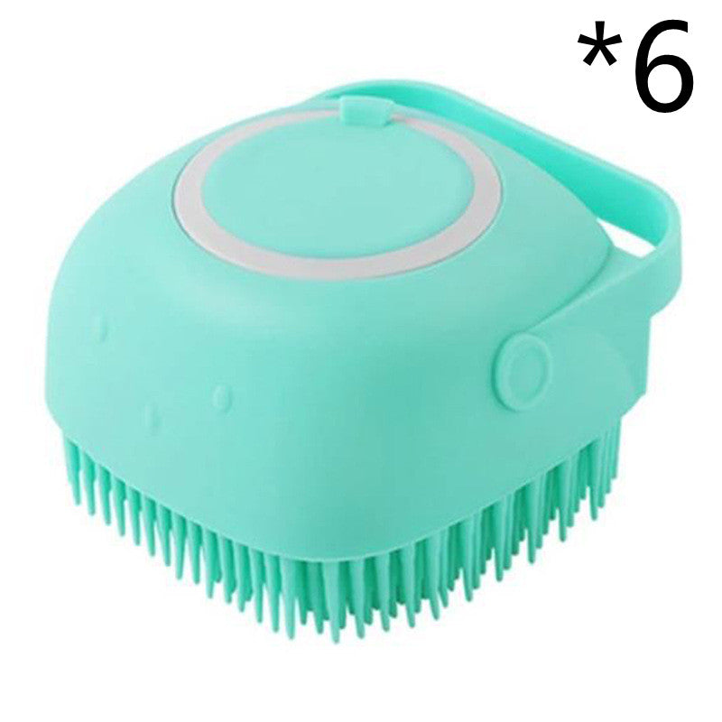 SudsyPaws™ 2-in-1 Silicone Massage & Shampoo-Dispensing Pet Brush