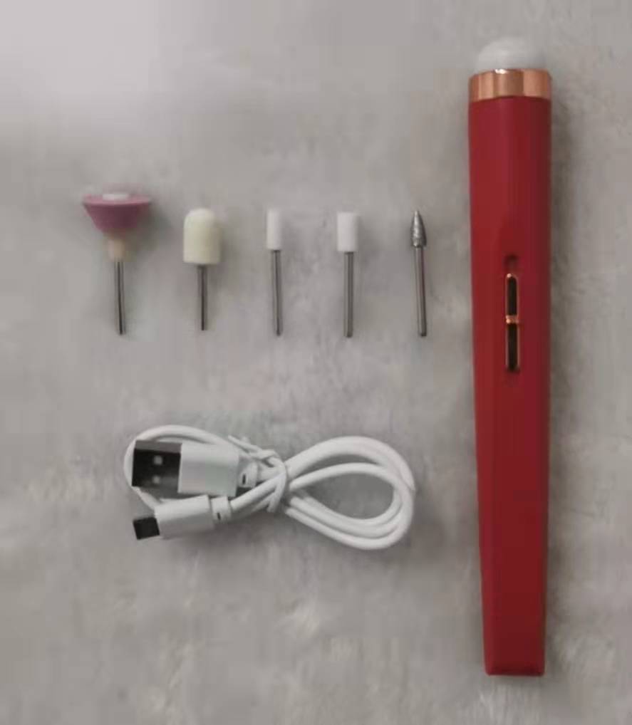 GlowPolish™ 5-in-1 Electric Nail Drill | Cordless LED Manicure Set