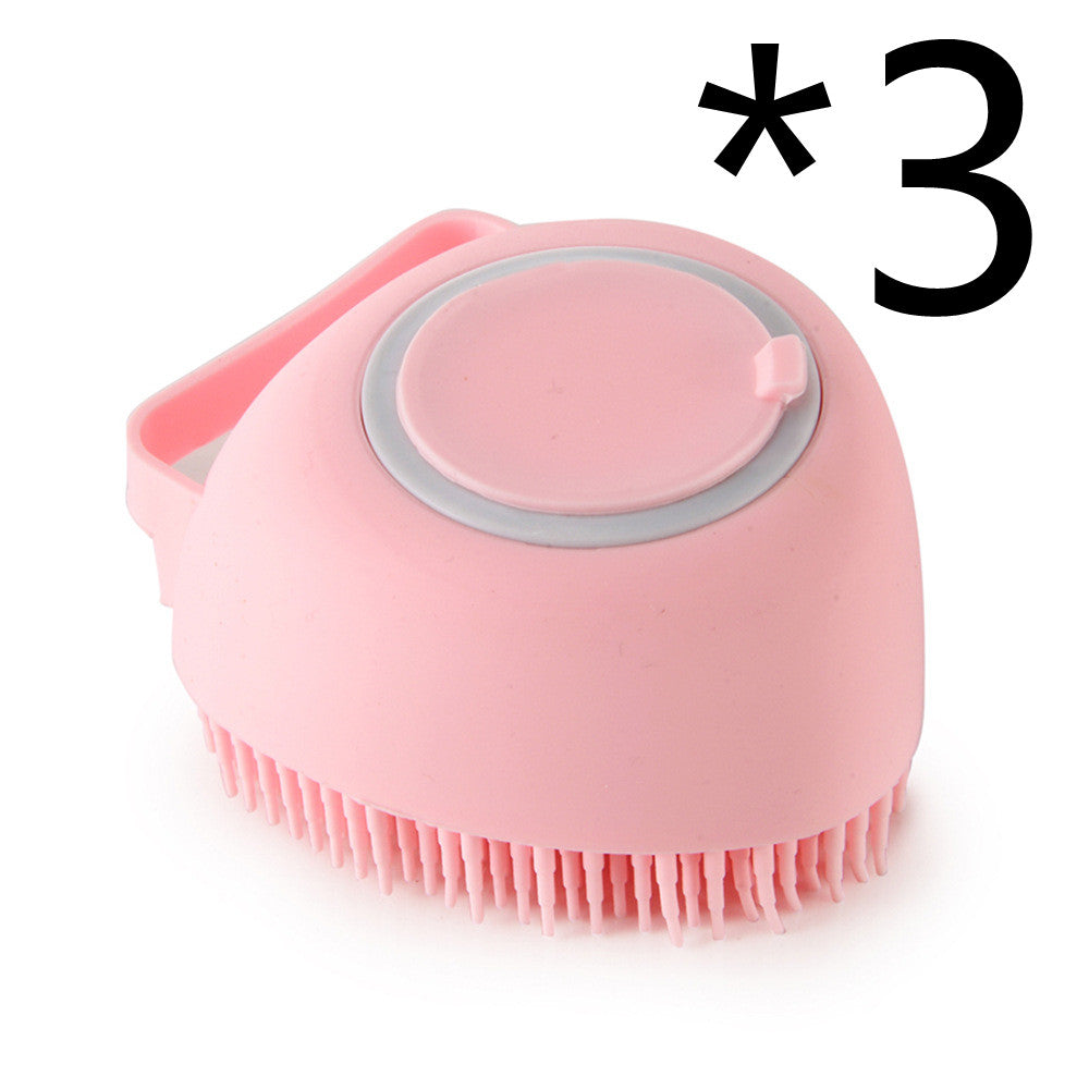 SudsyPaws™ 2-in-1 Silicone Massage & Shampoo-Dispensing Pet Brush