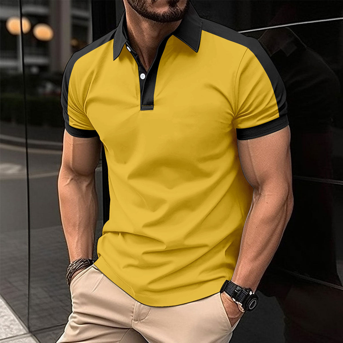 Trend Ritual™ Signature Summer Polo - Premium Cotton-Blend Business Casual Shirt