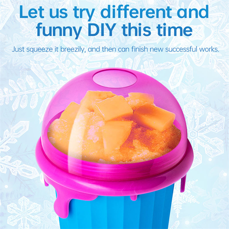 Trend Ritual™ Magic Slushy Maker Cup - 500ml Quick-Freeze Smoothie Squeeze Cup
