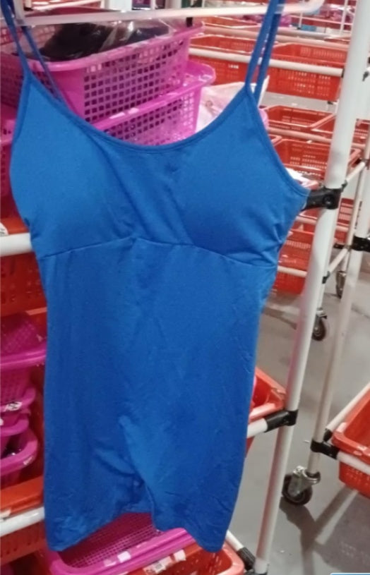 Essential Spaghetti Strap Athletic Romper