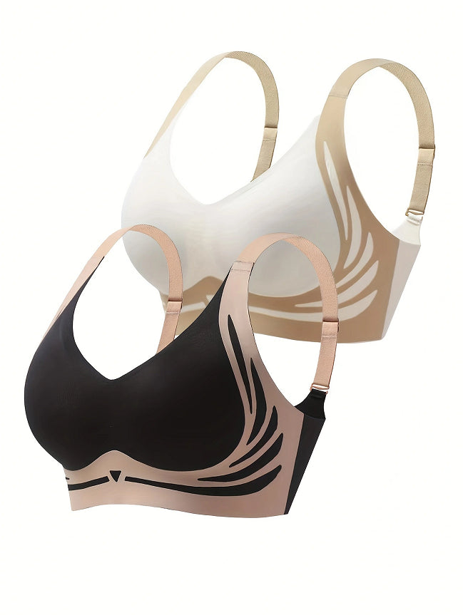 Pro-Lift Seamless Running Bra – Fixed Cup Wireless Support