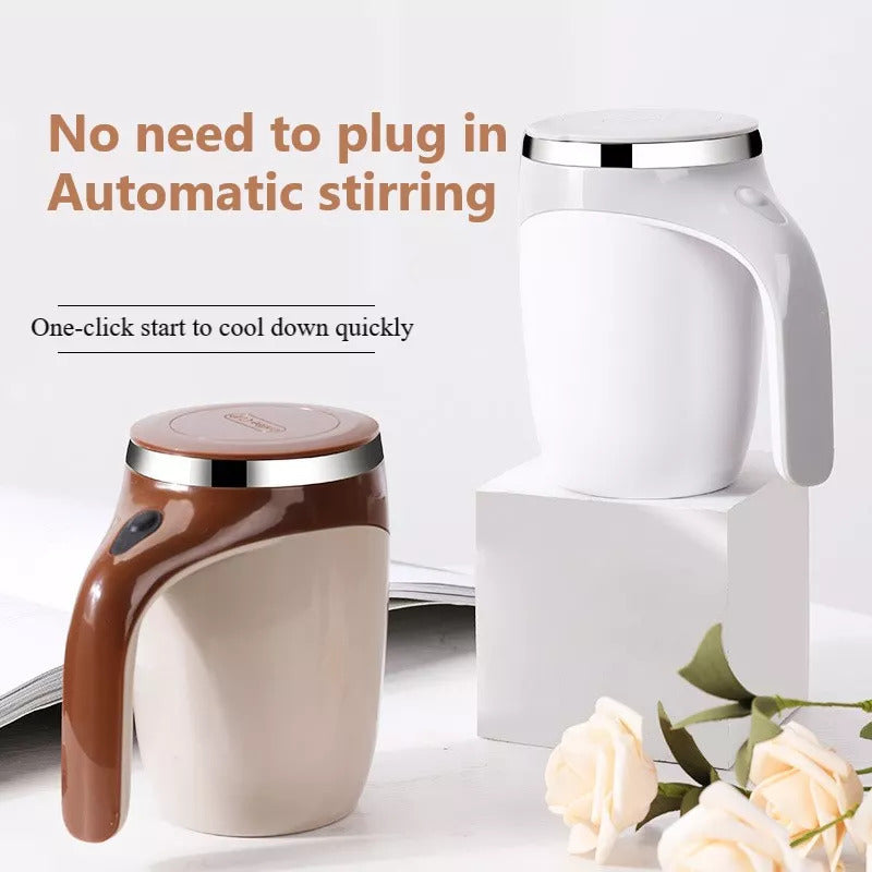 Trend Ritual™ Pro Automatic Self-Stirring Coffee Mug - Magnetic Rotating Tech