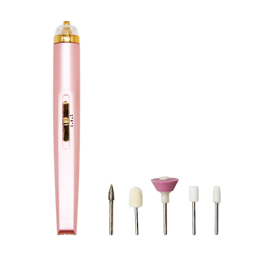 GlowPolish™ 5-in-1 Electric Nail Drill | Cordless LED Manicure Set