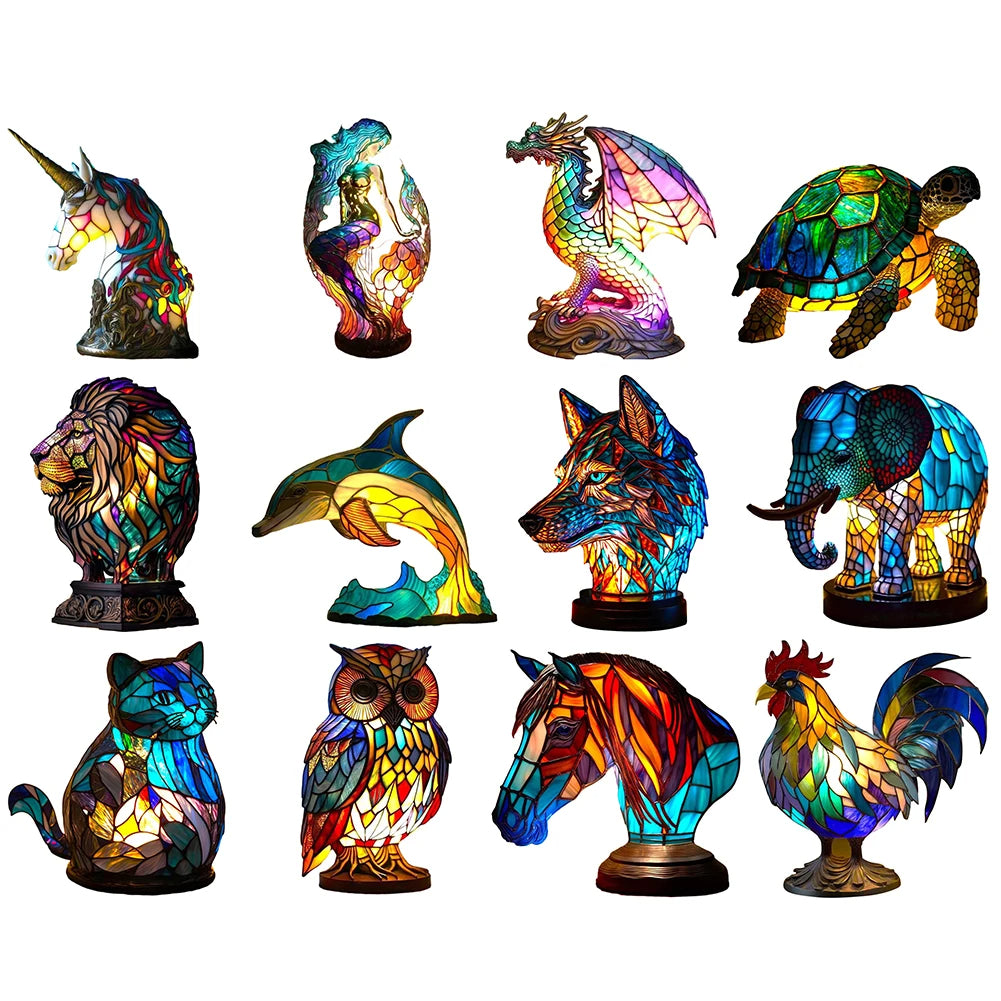 Trend Ritual™ Magical Animal Series Table Lamp - 3D Sculpted Art Light for Home Decor